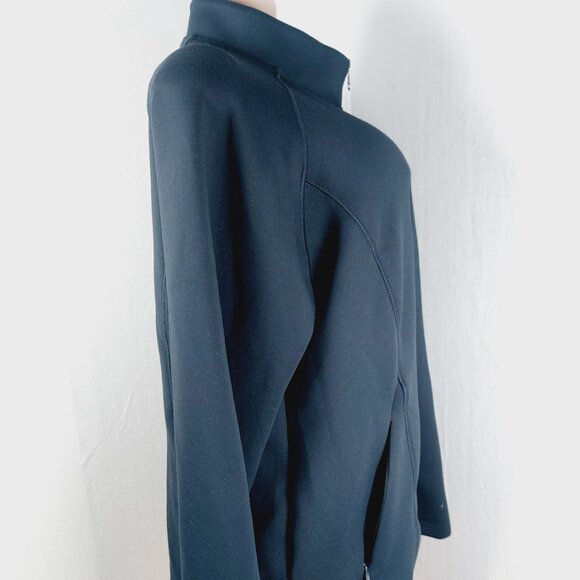 32 Degrees Women's Black Active Long Sleeve Mock Neck Performance Jacket Sz XXL - Picture 4 of 13